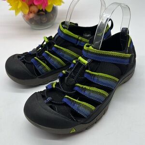 Keen Blue Yellow Hiking Sandals Size 6 KET7227A